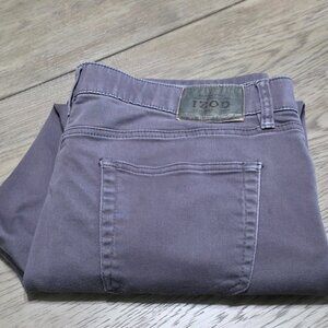 IZOD Men's Chino Dark Grey